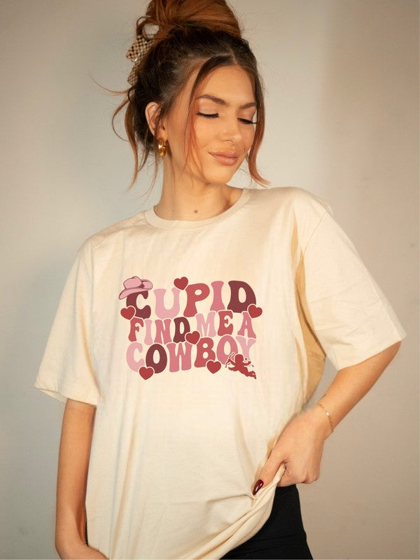 Cupid Cowboy Valentine Graphic Tee