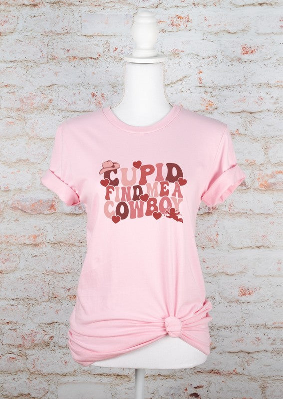 Cupid Cowboy Valentine Graphic Tee