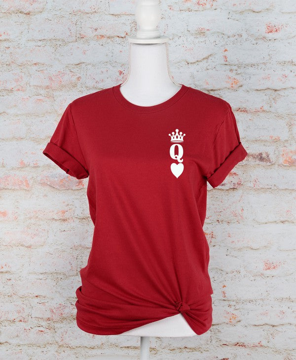 Queen of Hearts Valentine Graphic Tee