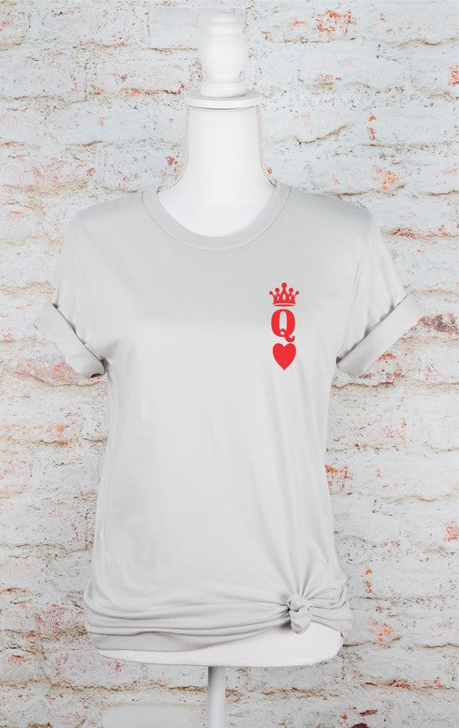 Queen of Hearts Valentine Graphic Tee