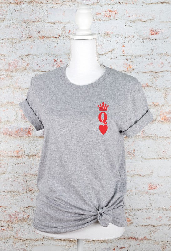 Queen of Hearts Valentine Graphic Tee