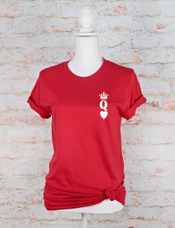 Queen of Hearts Valentine Graphic Tee