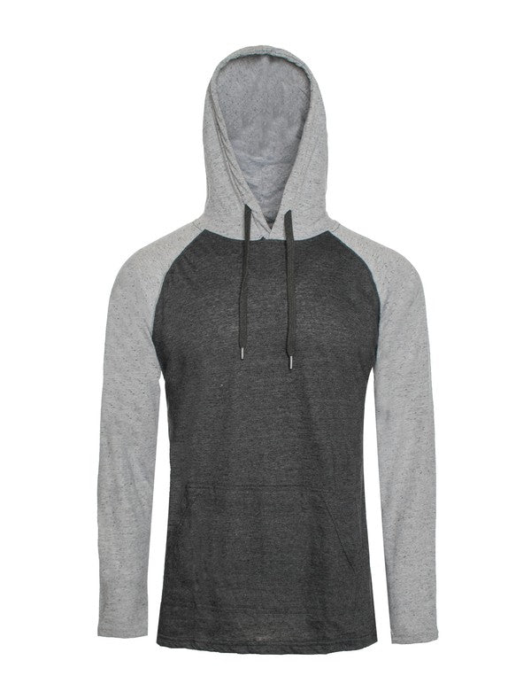 Raglan Long Sleeves Light Weight Hoodie